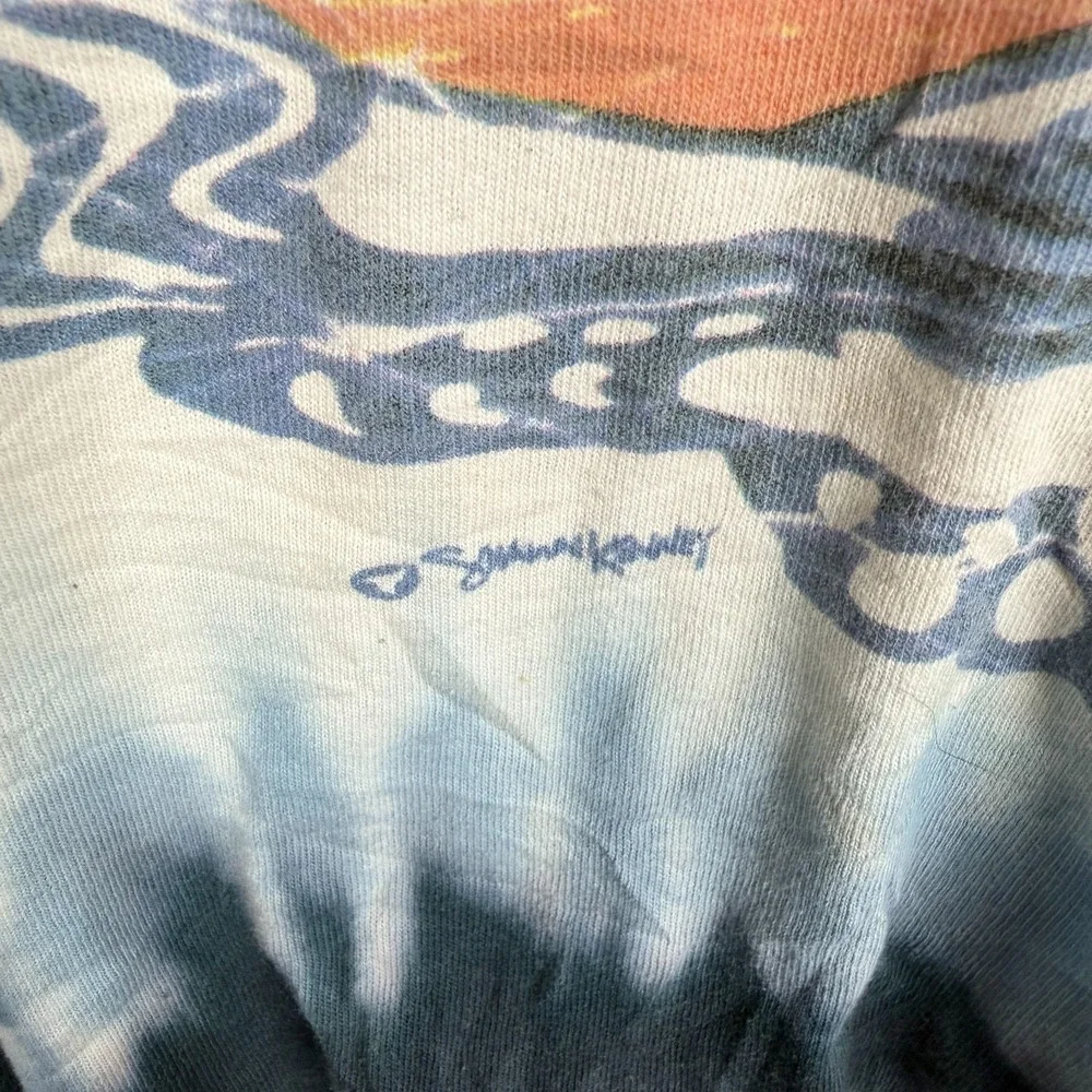 Liquid Blue Grateful Dead Steal Your Faceoff Hockey Tie Dye T Shirt M Vintage